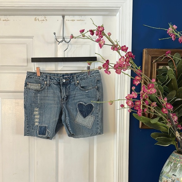 Zana Di Pants - Juniors Zana Di Denim Patchwork Shorts Size 7